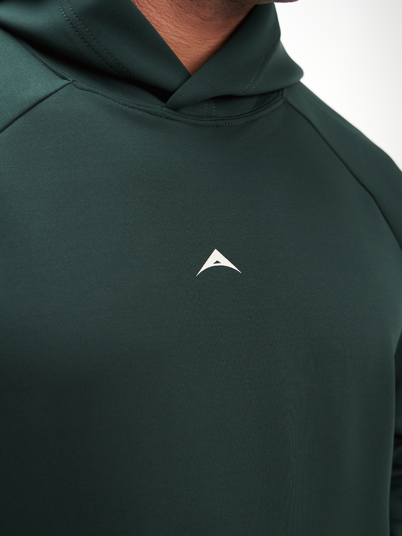 Men's Letter Print Raglan Sleeve Pocket Hoodie Sweatshirt, Olive Green