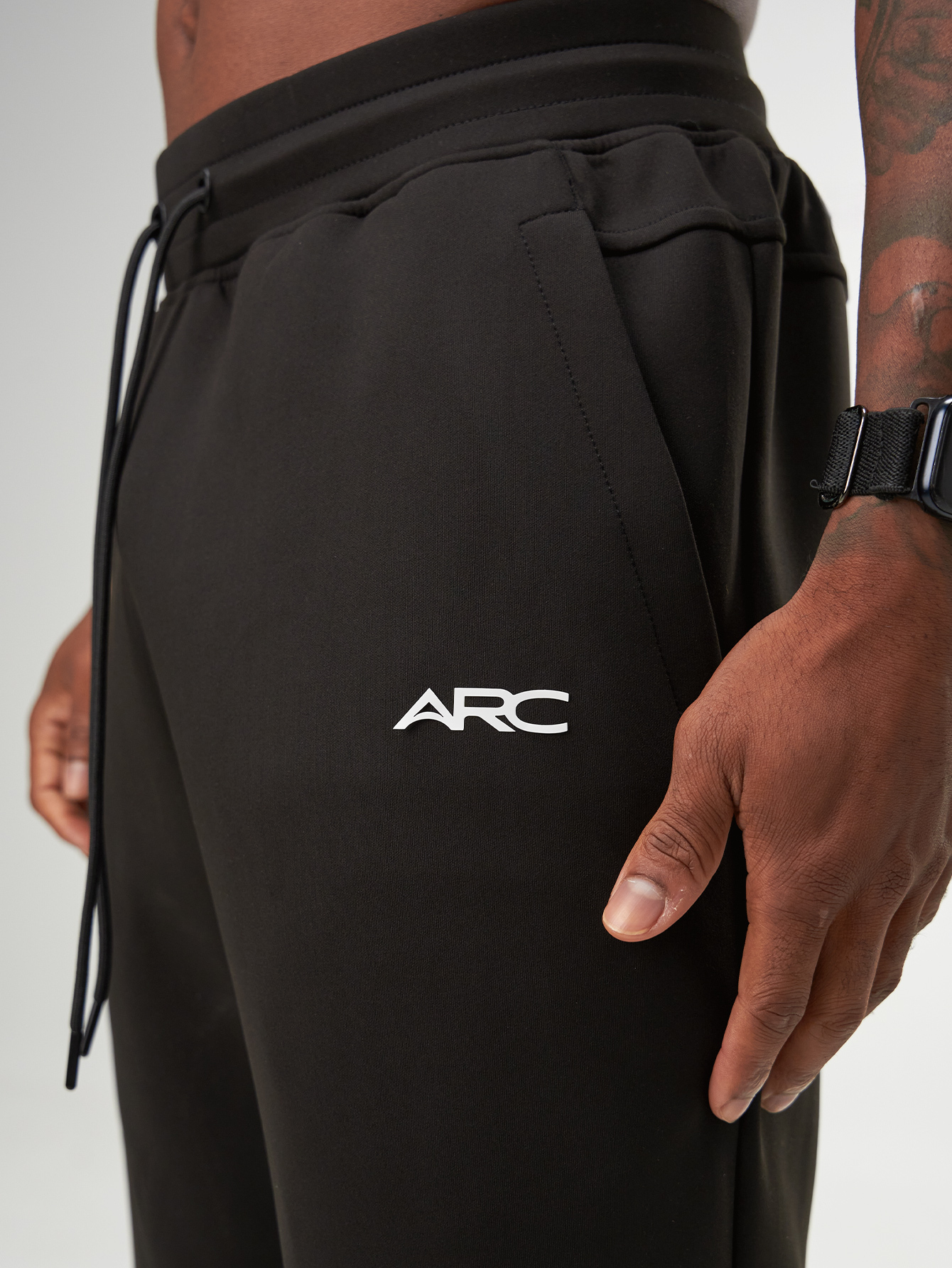 ARC Activewear Jogger Pants Trousers Performance Bottoms Gym Workout Fitness Running Leisure Wear