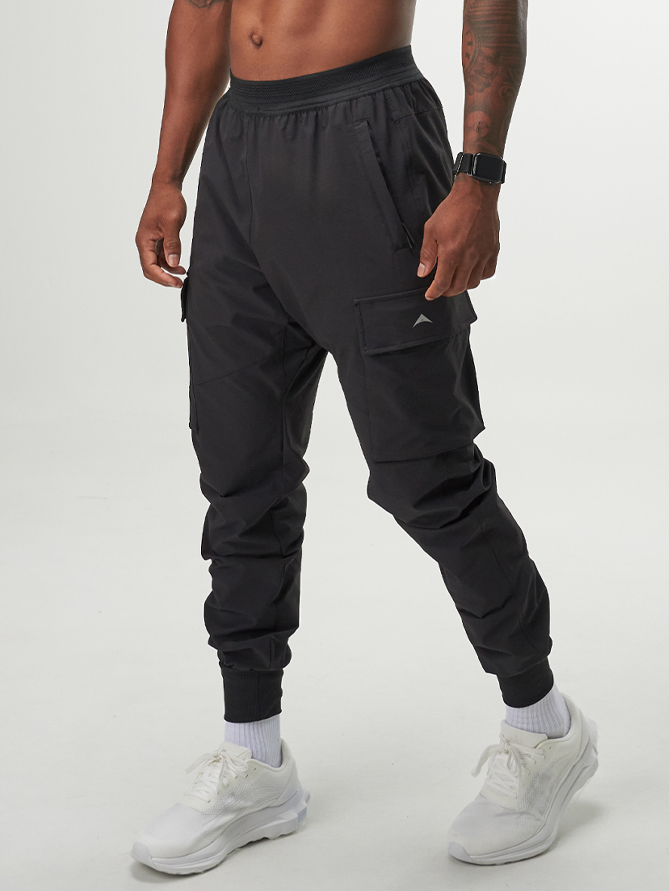 ARC Activewear Men Jogger Pants Trousers Performance Bottoms Gym Workout Fitness Running Leisure Wear Cargo Pants, Fall