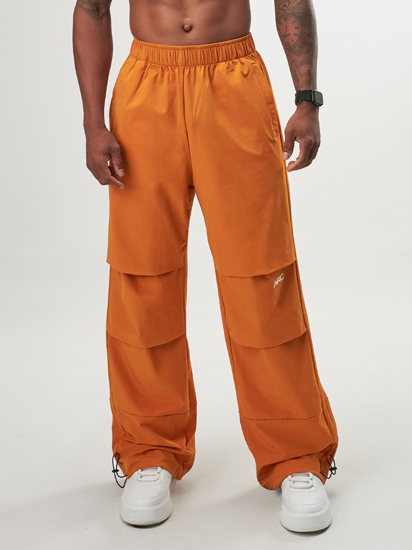 ARC Activewear Jogger Pants Trousers Performance Bottoms Gym Workout Fitness Running Leisure Wear Flared Leg