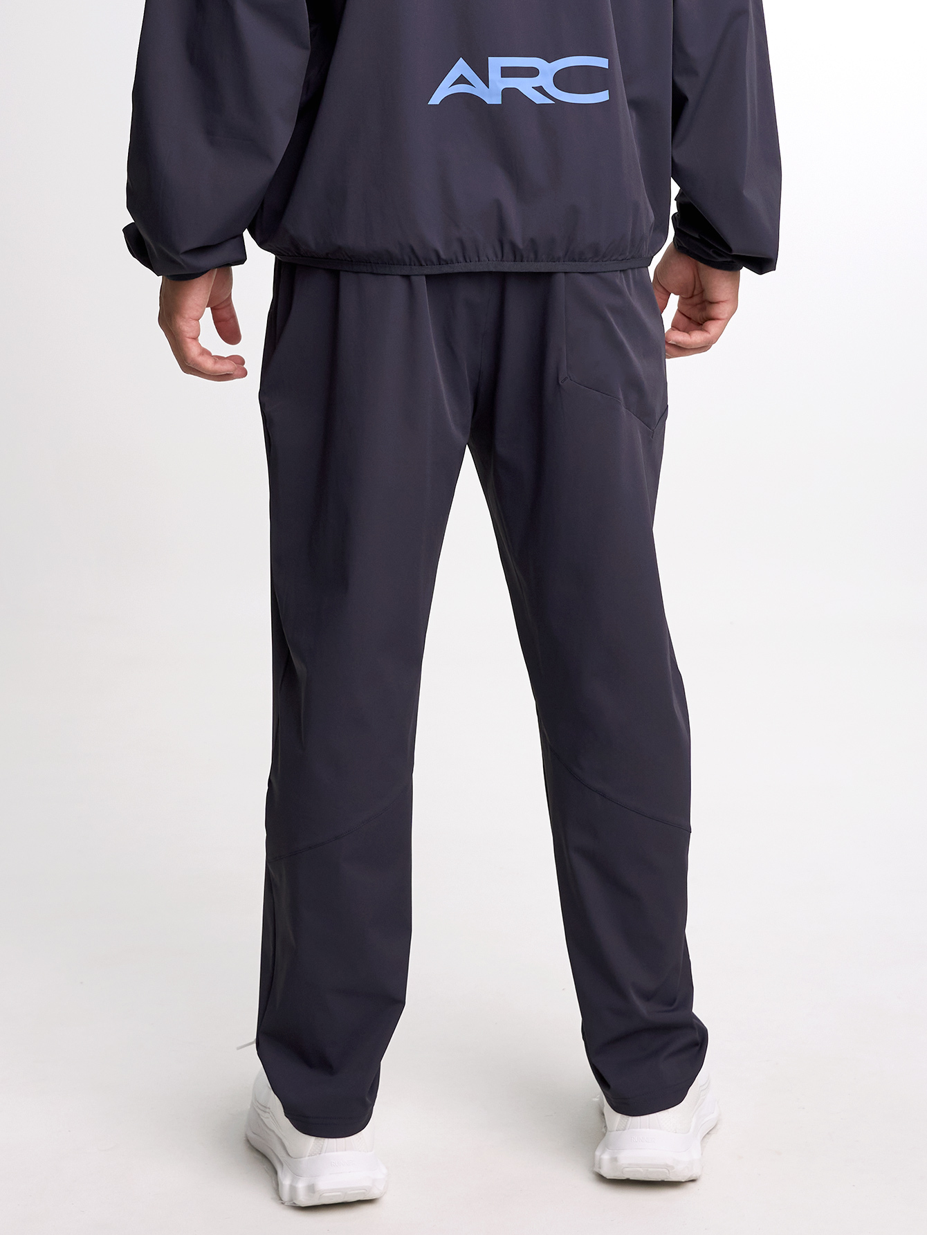 Men's Elastic Waist Zipper Pocket Loose Fit Sweatpants