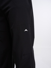 Men's Black Drawstring Waist Straight Loose Casual Pants