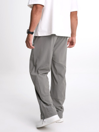 Men's Elastic Waist Pockets Wide Leg Loose Pants, Fall