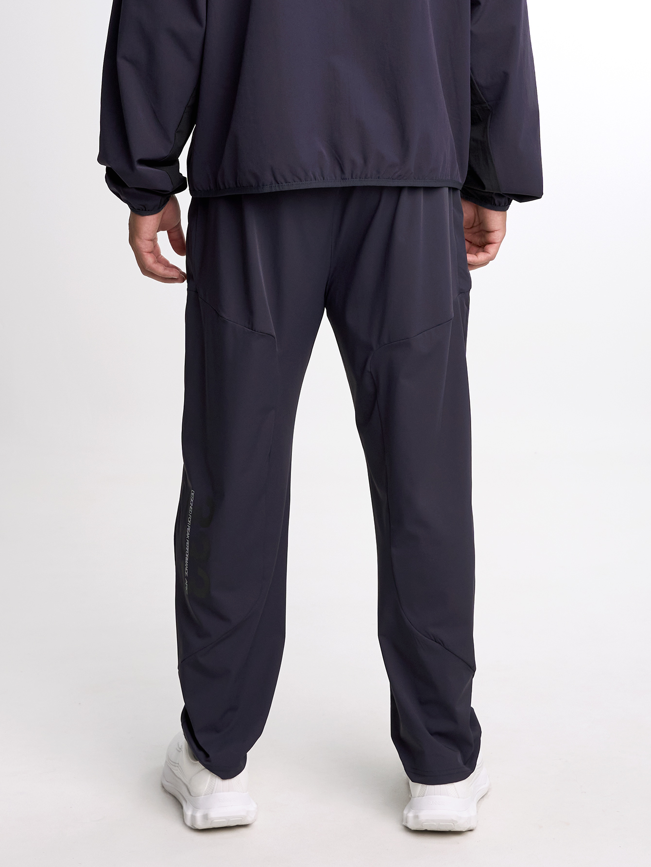 Men's Elastic Waist Zipper Pocket Casual Tapered Sports Pants