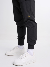 Men's Elastic Waist Zipper Pocket Casual Tapered Sports Pants