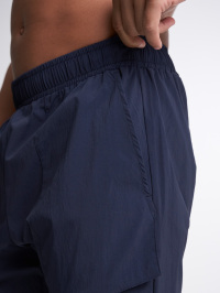 Men's Elastic Waist Zipper Pocket Casual Tapered Sports Pants