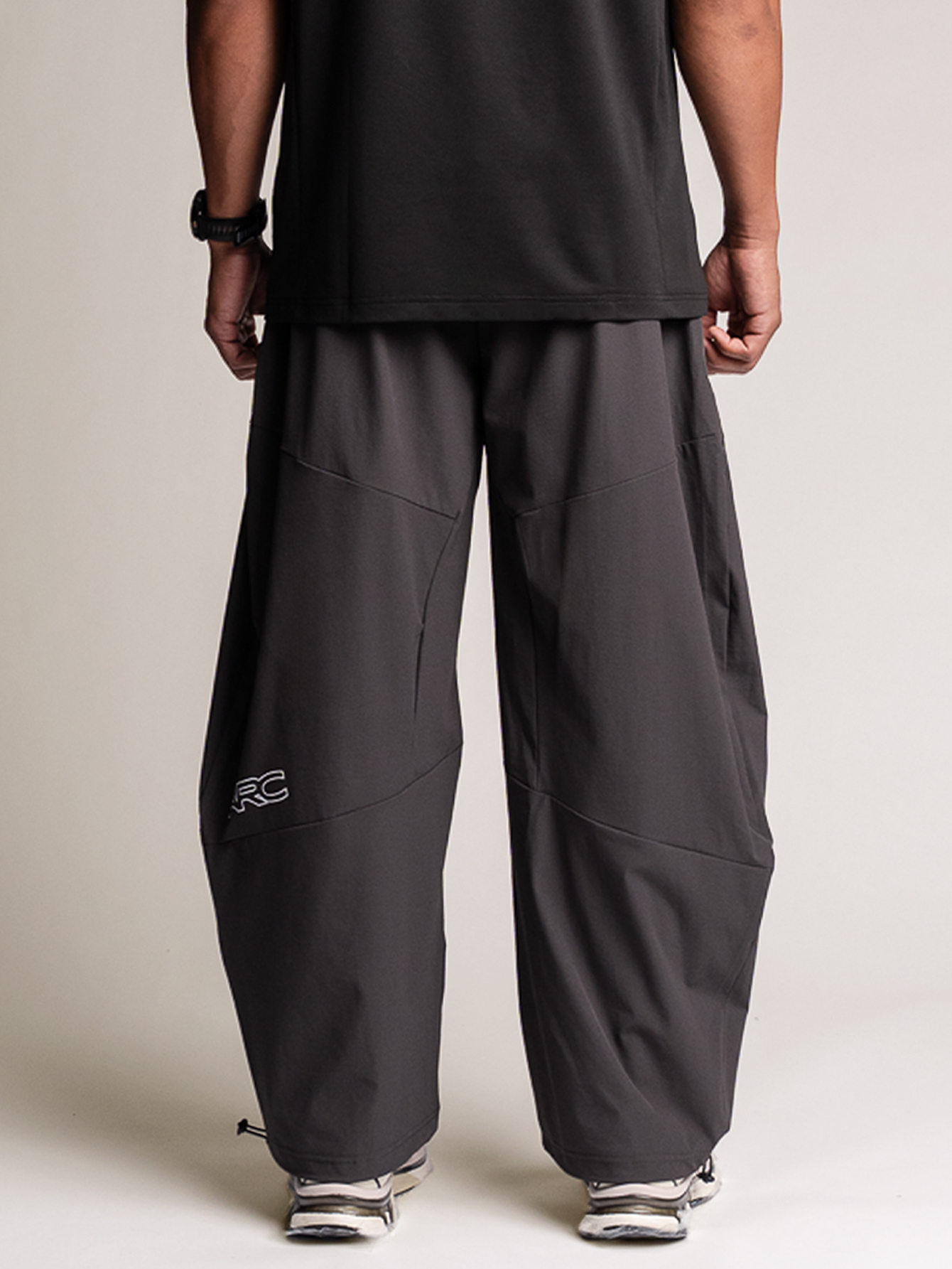 Centered Wide Leg Pant - Dark Grey ARC-3036