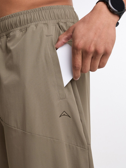 Centered Wide Leg Pant - Taupe