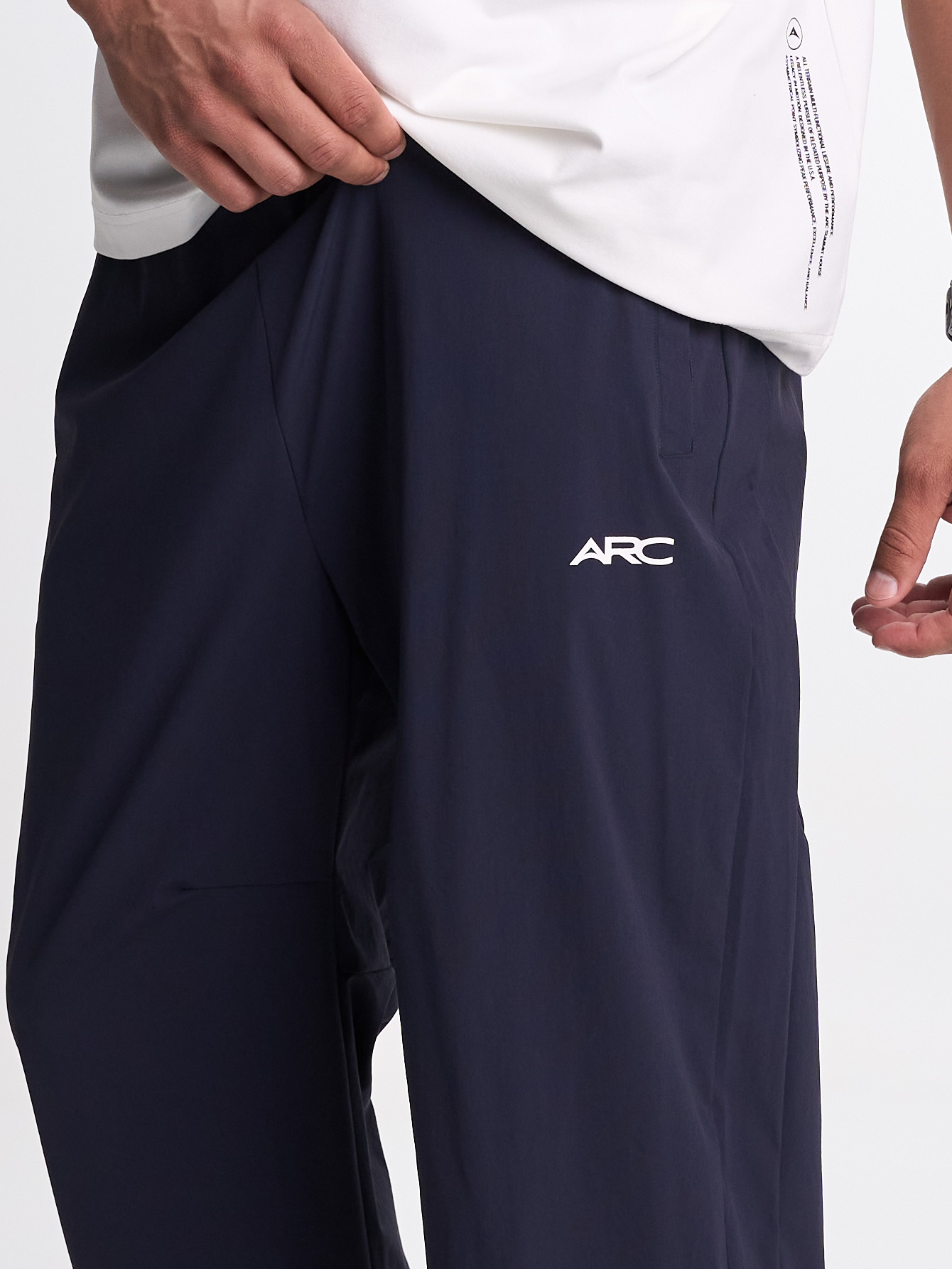 Men's Elastic Waist Pockets Wide Leg Loose Pants, Fall