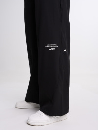 Men's Letter Print Elastic Waist Pockets Tapered Sports Pants