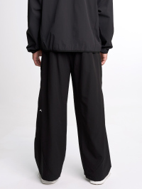 Men's Letter Print Elastic Waist Pockets Tapered Sports Pants