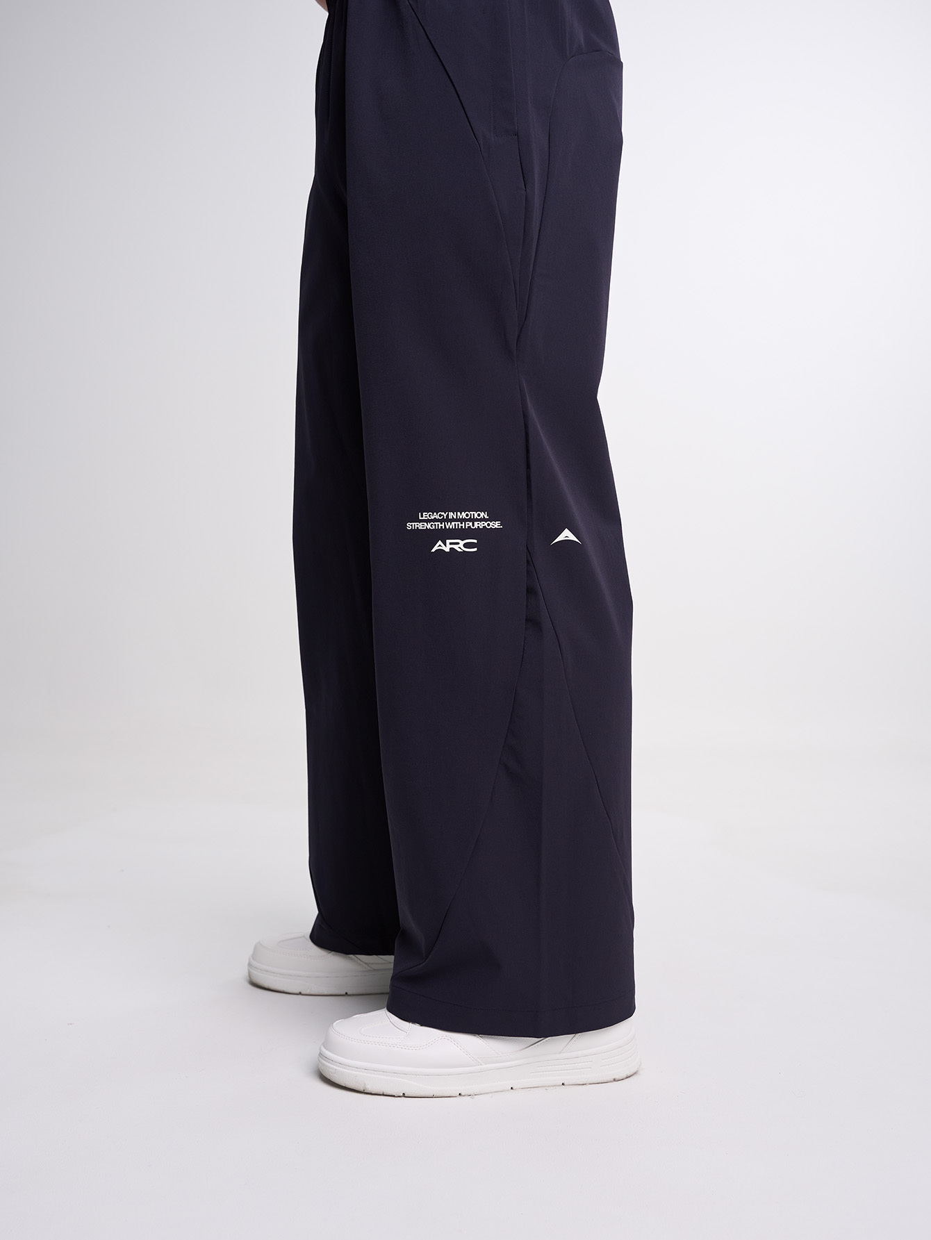 Men's Elastic Waist Wide Leg Loose Casual Pants