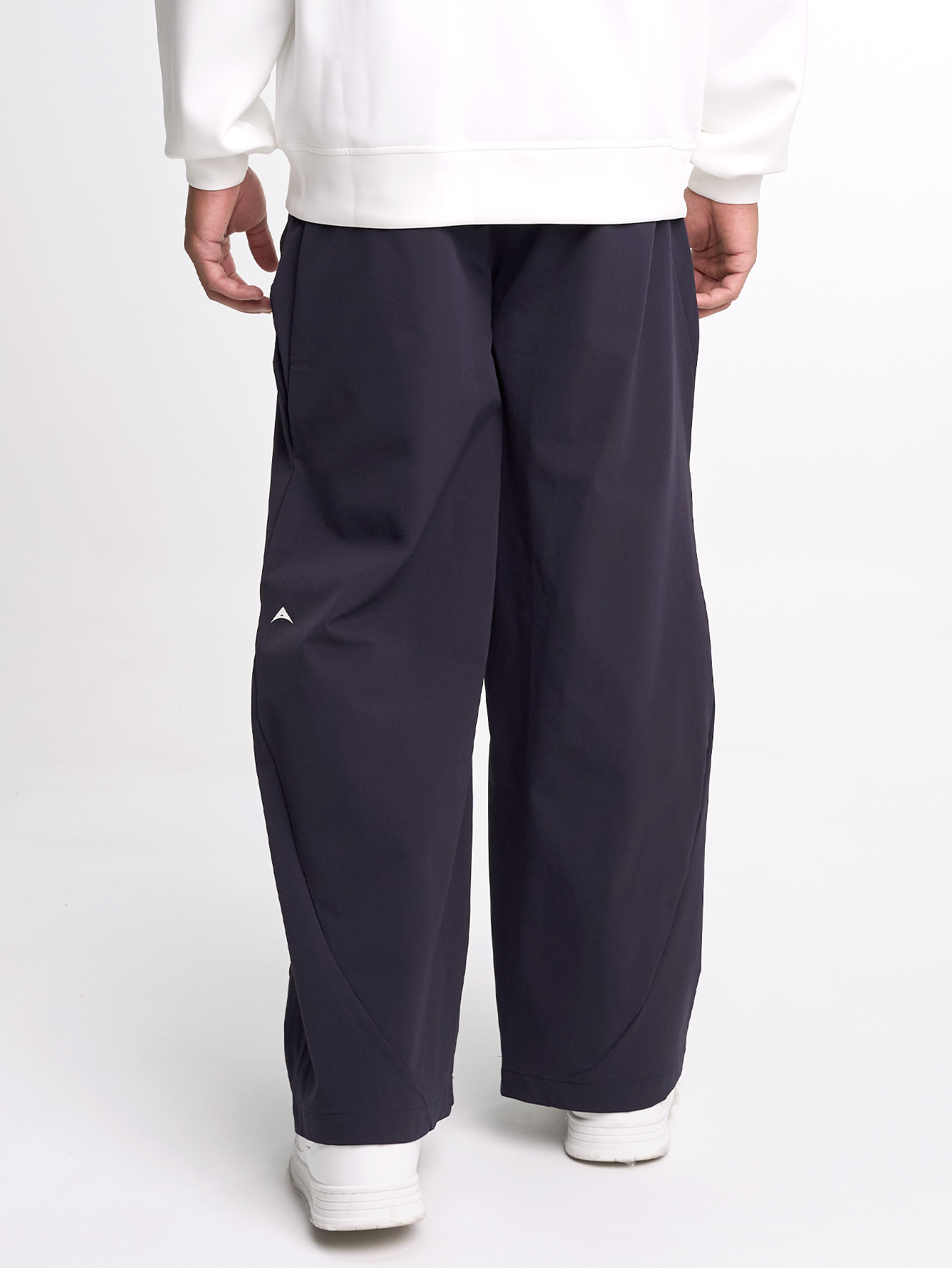 Men's Elastic Waist Wide Leg Loose Casual Pants
