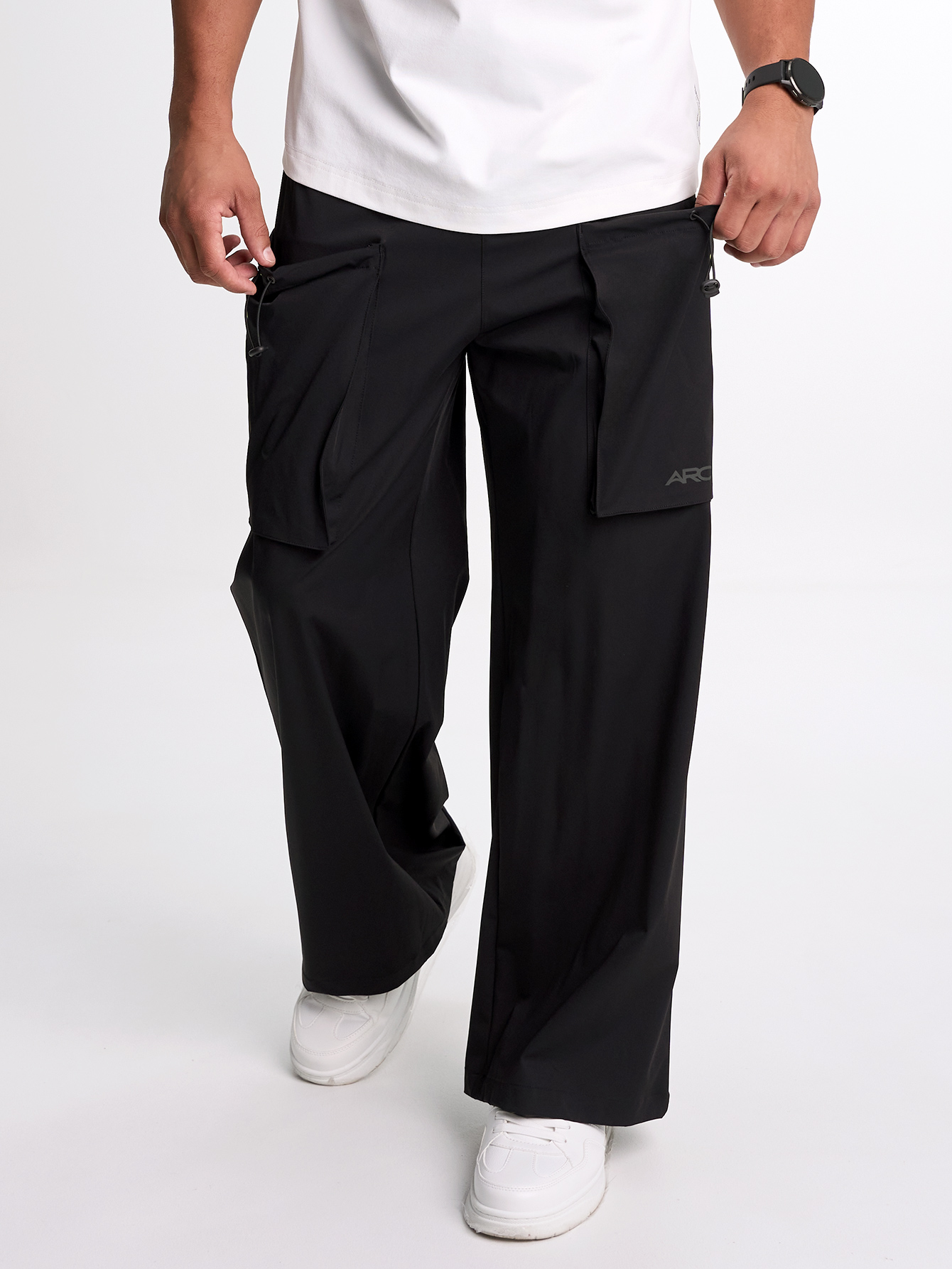 Men's Drawstring Waist Loose Fit Jogger Pants