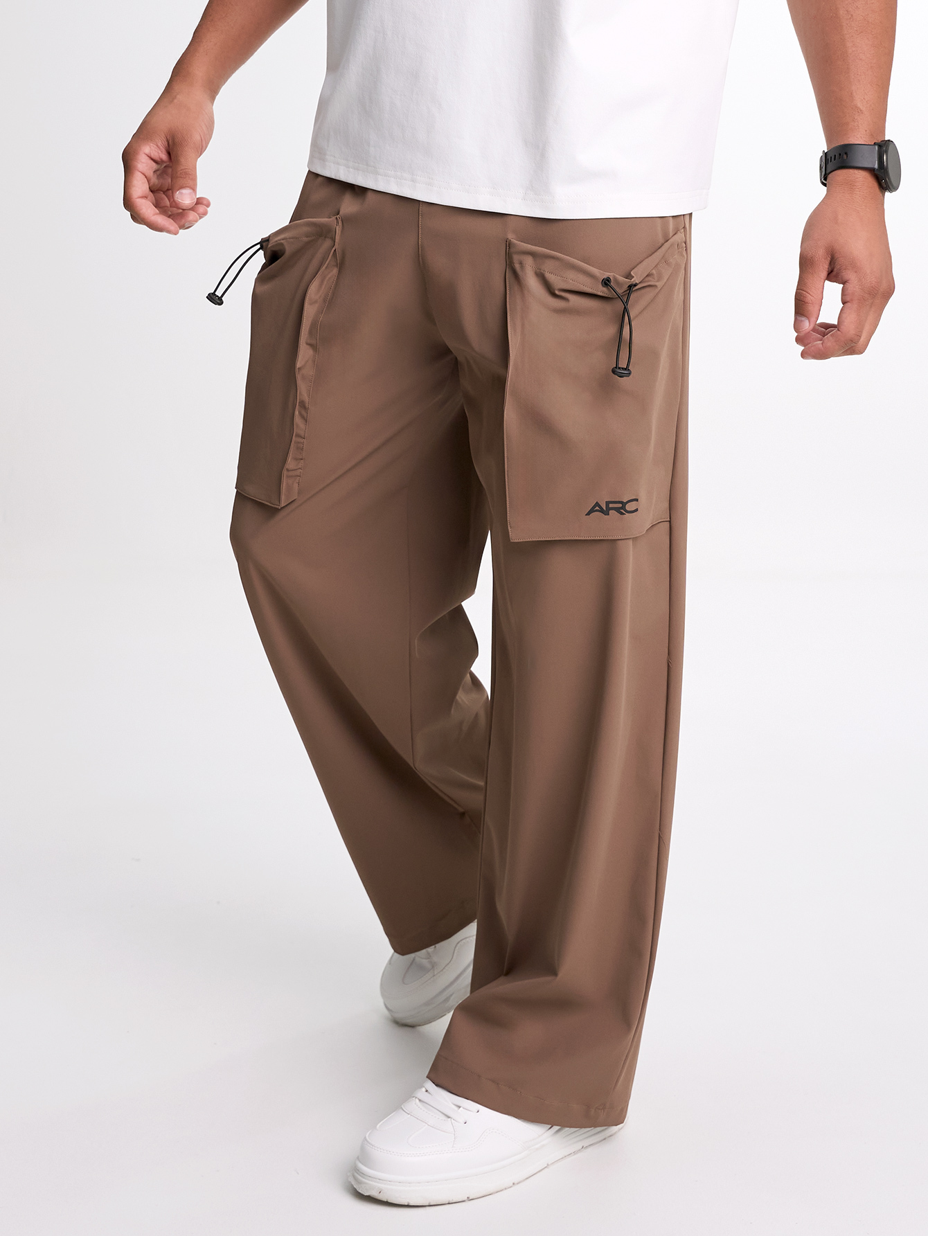 Men's Drawstring Waist Loose Fit Jogger Pants