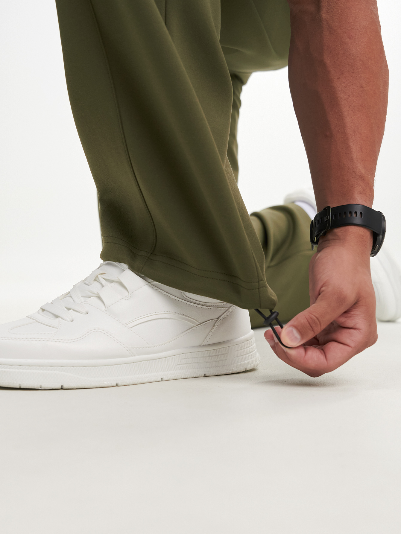 Casual Fashion Versatile Loose Solid Color Men's Pants, Fall