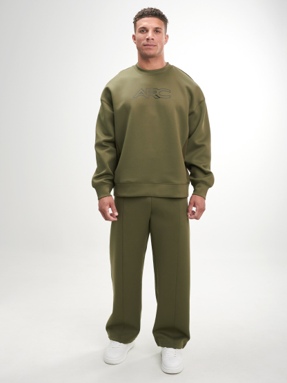 Casual Fashion Versatile Loose Solid Color Men's Pants, Fall