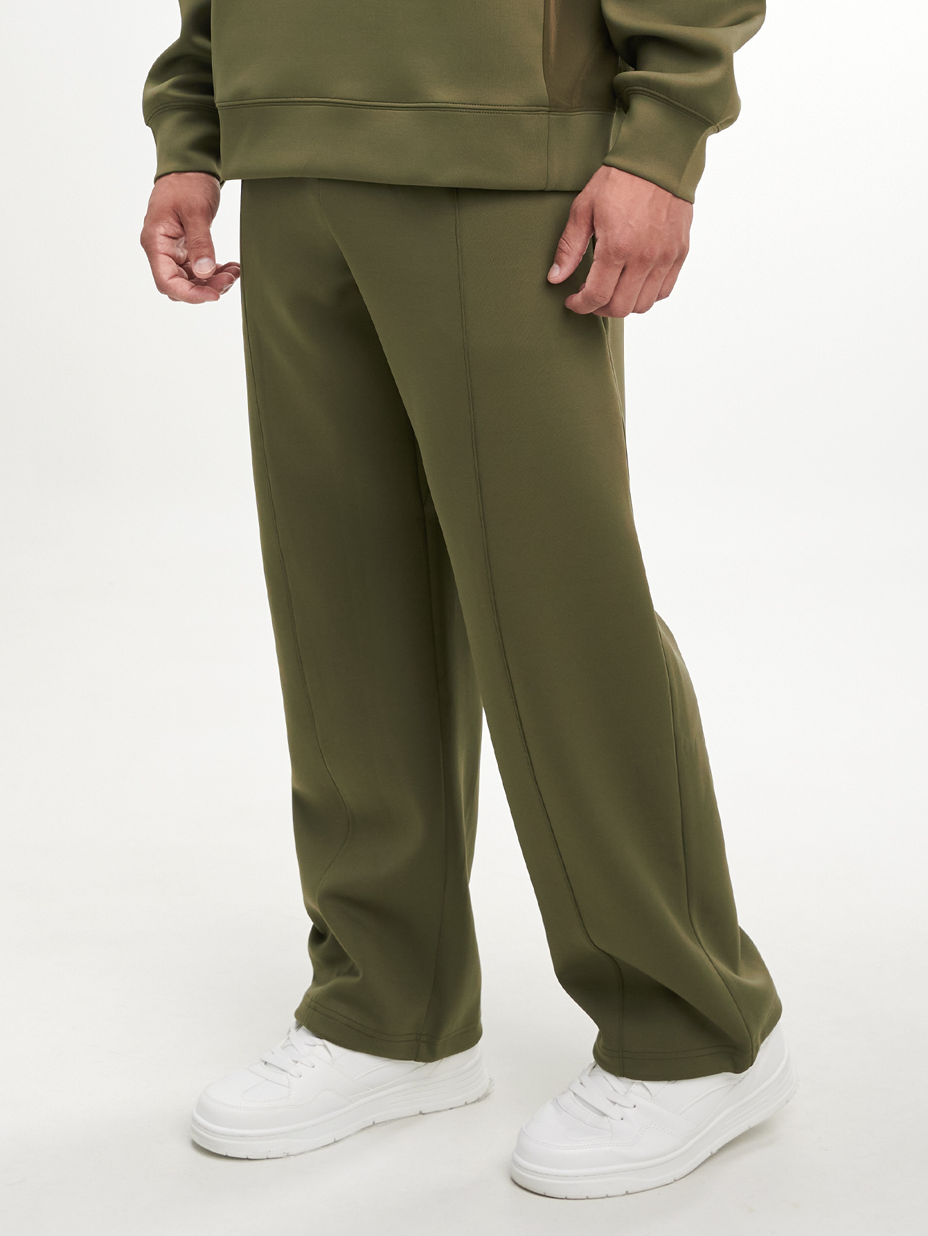 Casual Fashion Versatile Loose Solid Color Men's Pants, Fall