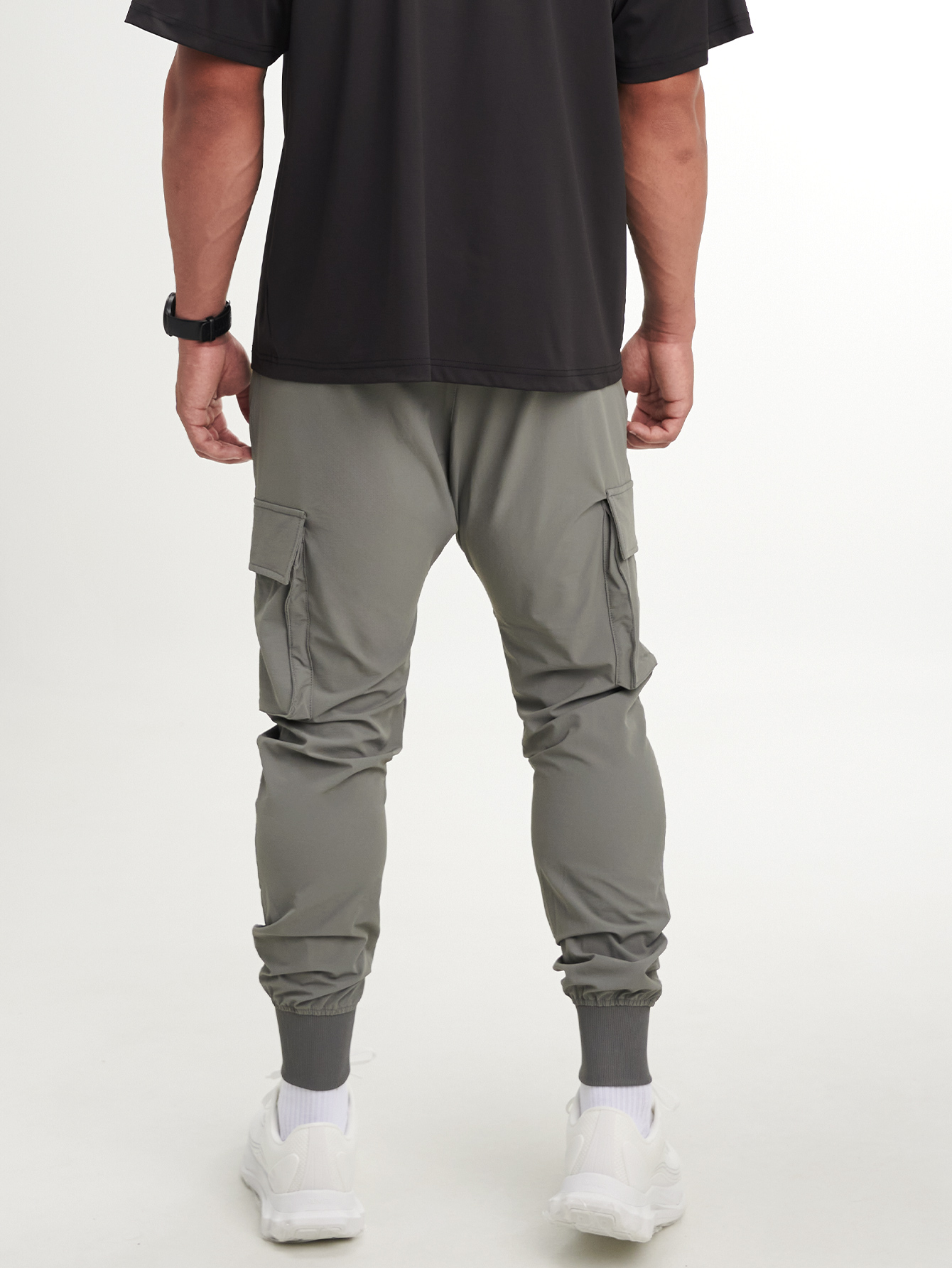 ARC All-Day Comfort Workout Training FashionCloudTouch Fabric Wafeproof Cargo Joggers