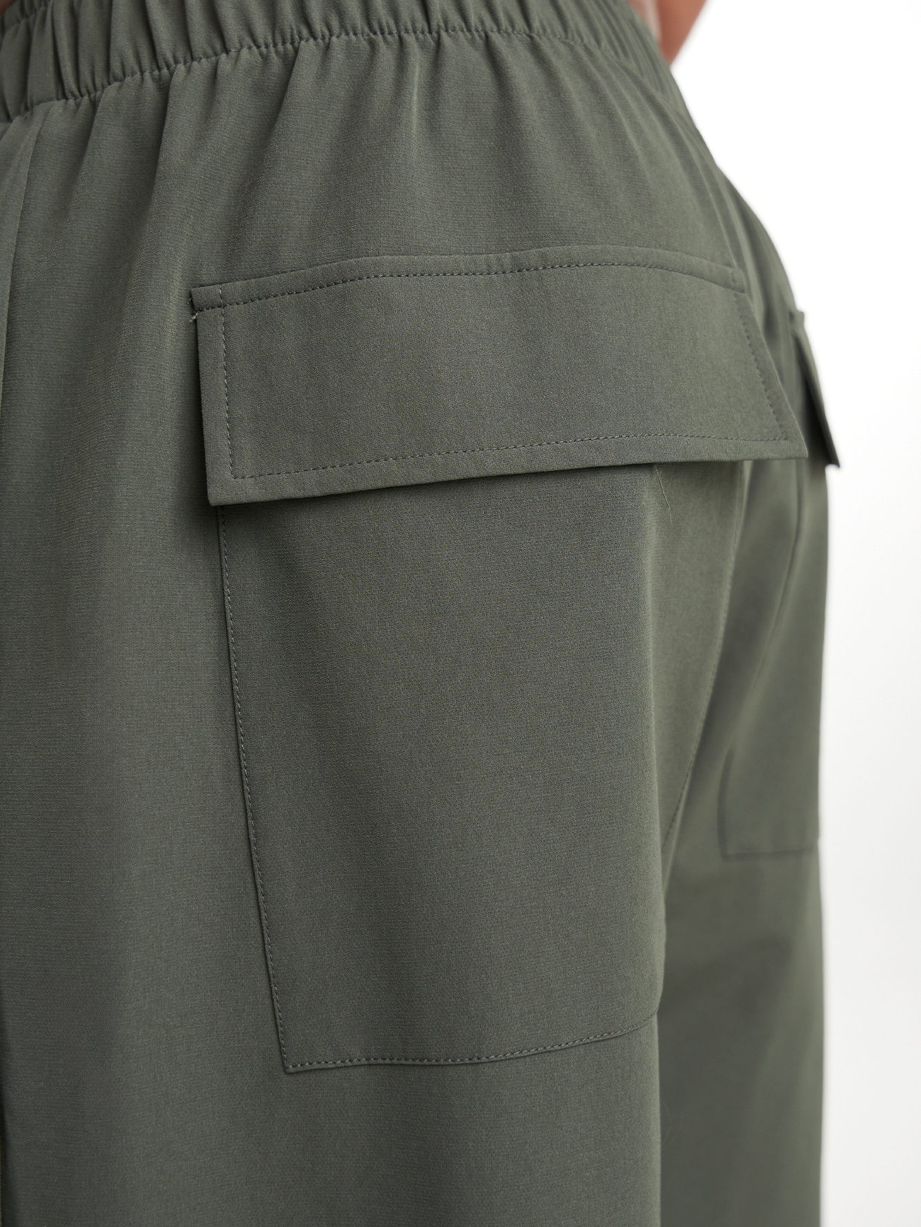 ARC Dark Green Men's Casual Versatile Pants, Fall