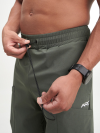 Men's Drawstring Waist Wide Leg Loose Casual Pants, Olive Green