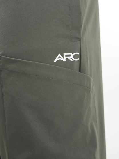 Men's Drawstring Waist Wide Leg Loose Casual Pants, Olive Green