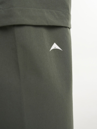 Men's Drawstring Waist Wide Leg Loose Casual Pants, Olive Green