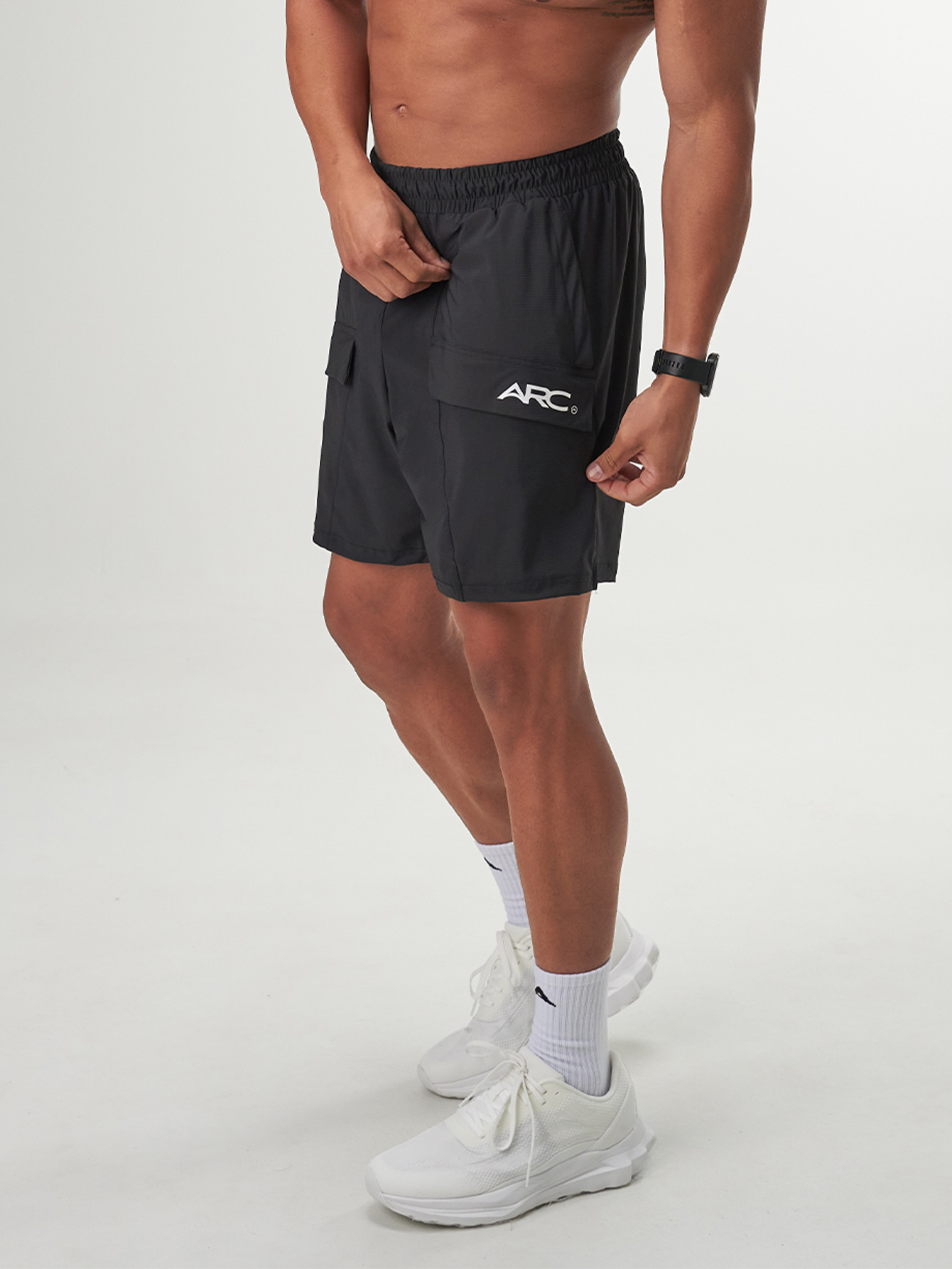 ARC Activewear Performance Shorts Running Basketball Quick Dry Fitness Gym Workout Training Training Shorts