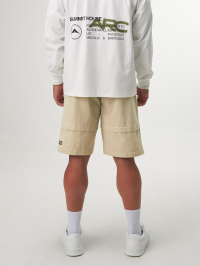 Men's Elastic Waist Wide Leg Loose Casual Shorts