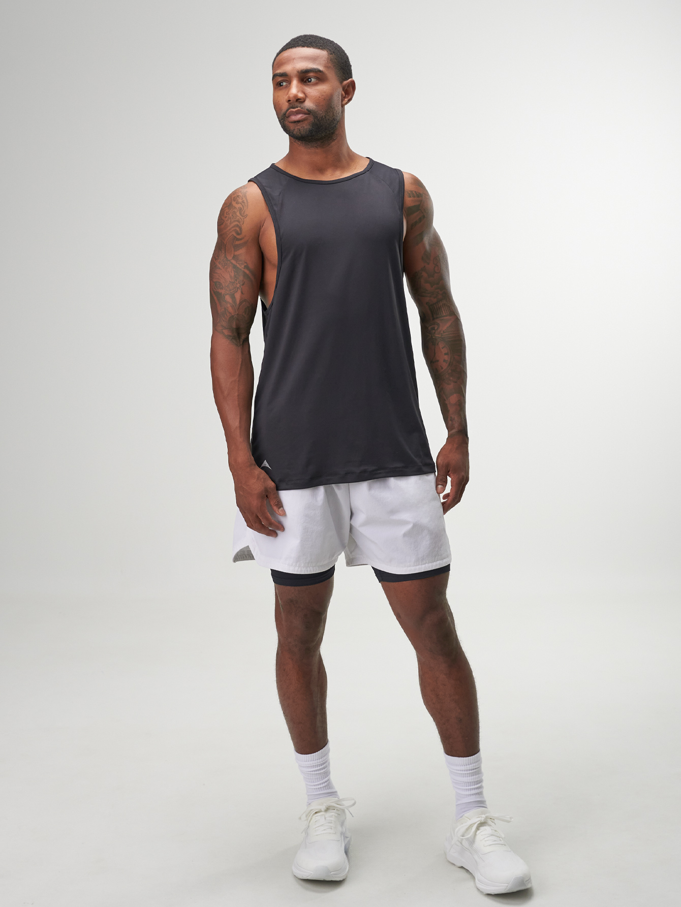 ARC Activewear Performance Shorts Running Basketball Quick Dry Fitness Gym Workout Training Athletic Shorts