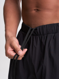 Men's Casual Versatile Letter Print Sports Shorts ARC4023-BLK-Black