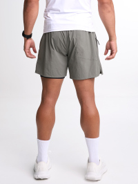 Men's Casual Versatile Letter Print Sports Shorts ARC4023-GRN-Green