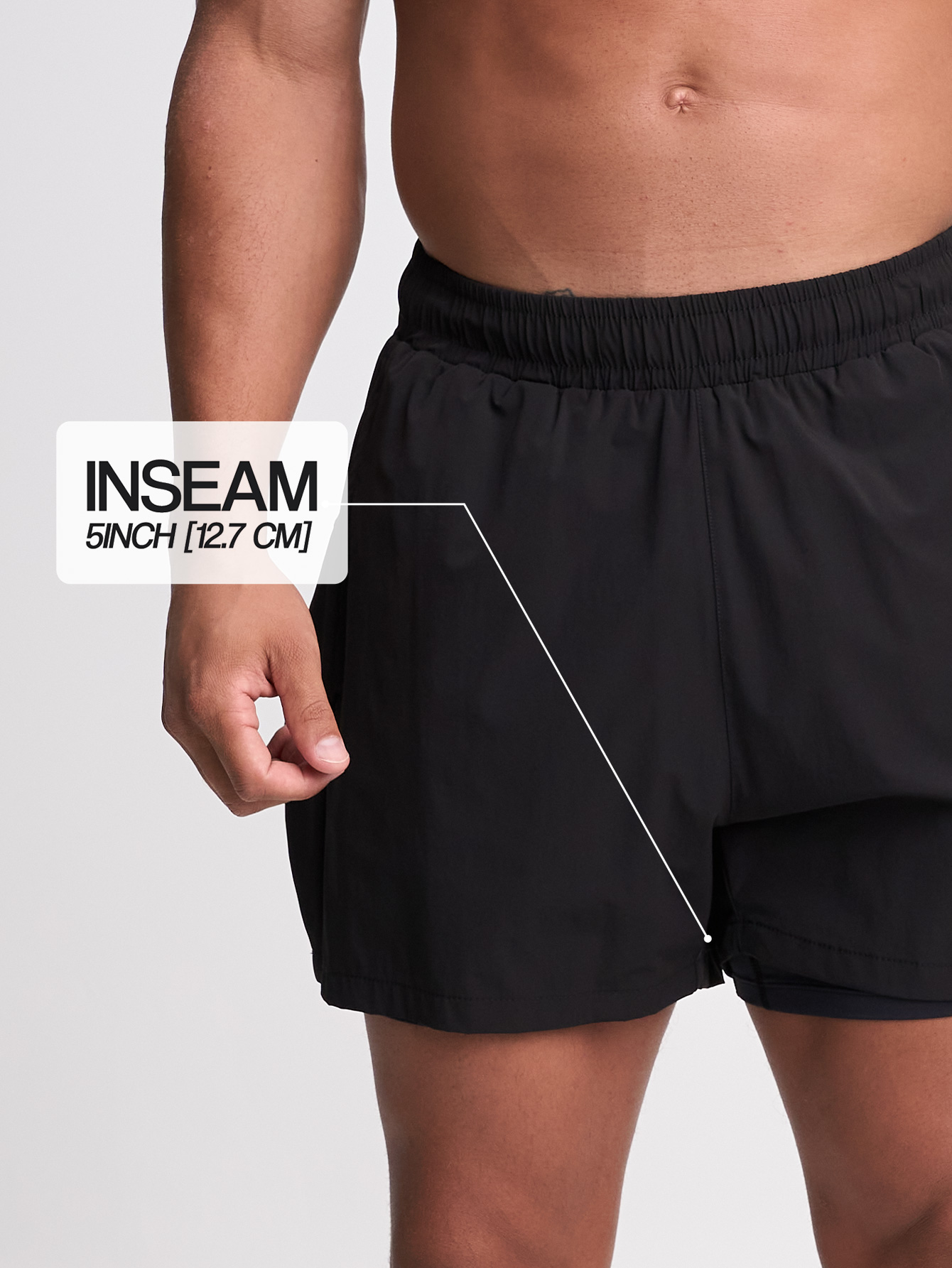 ARC Activewear Performance Shorts Running Basketball Quick Dry Fitness Gym Workout Training Training Shorts