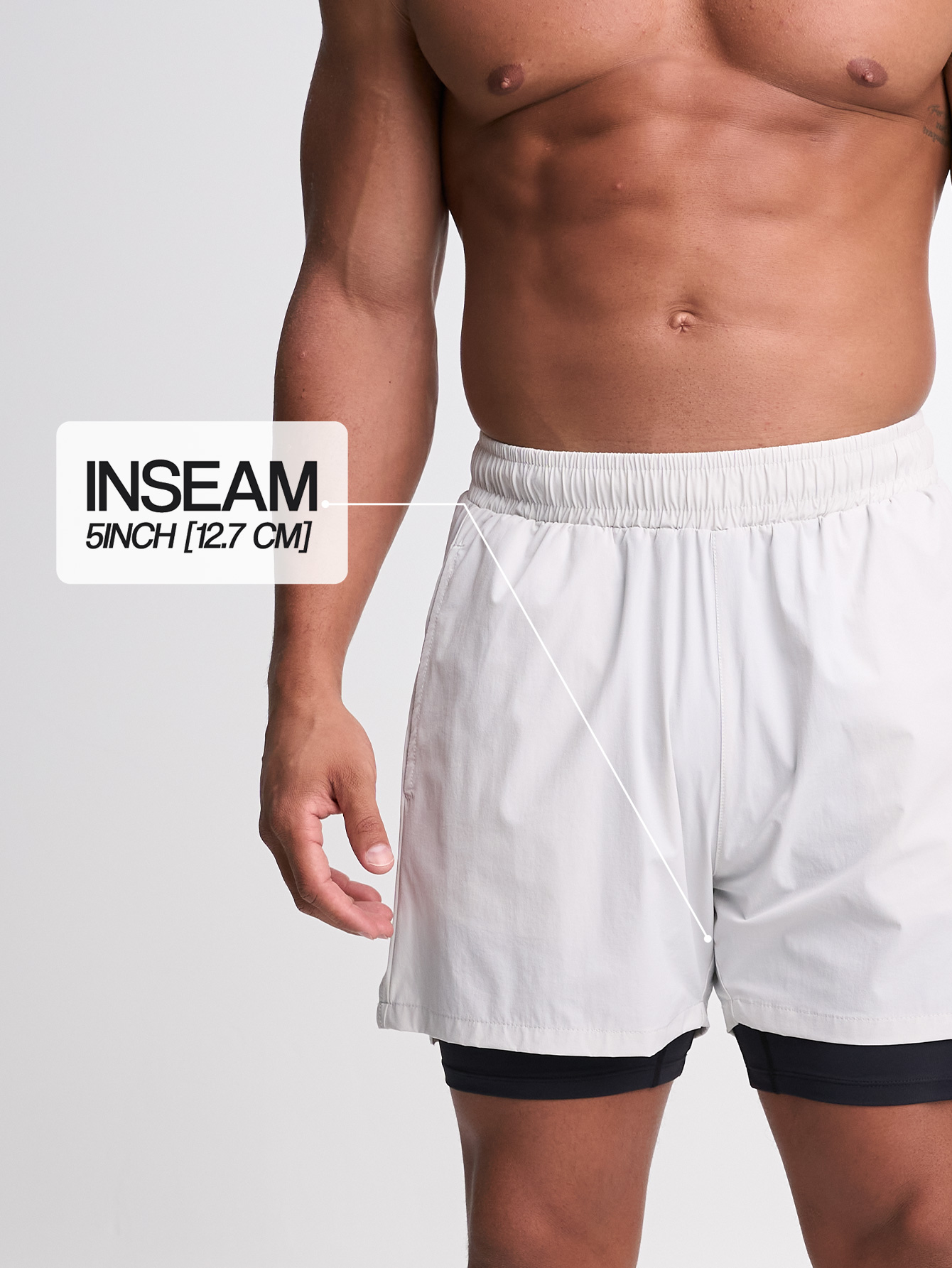 ARC Activewear Performance Shorts Running Basketball Quick Dry Fitness Gym Workout Training Training Shorts