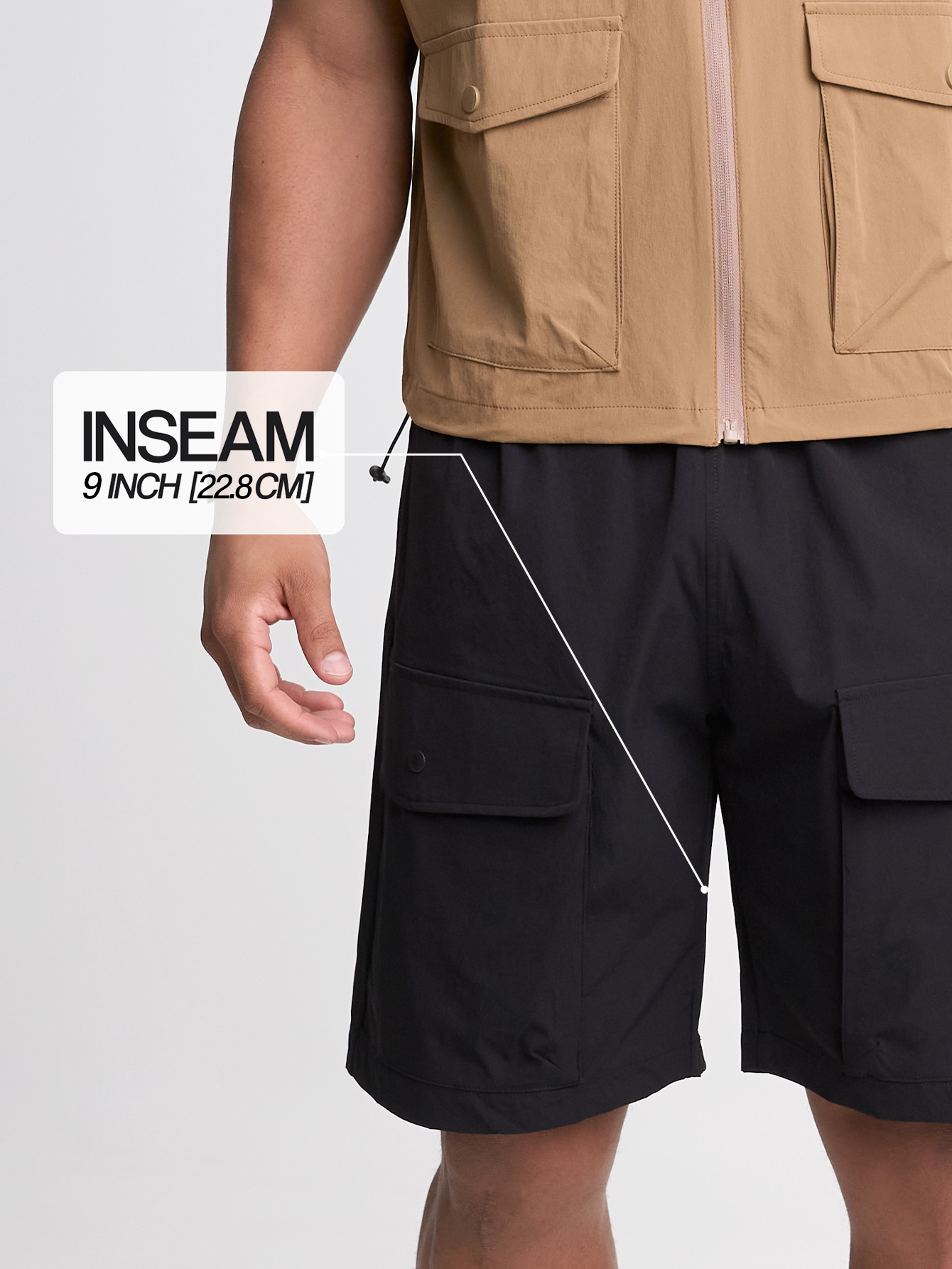 Men's Cargo Shorts Sports Casual Weightlifting Durable