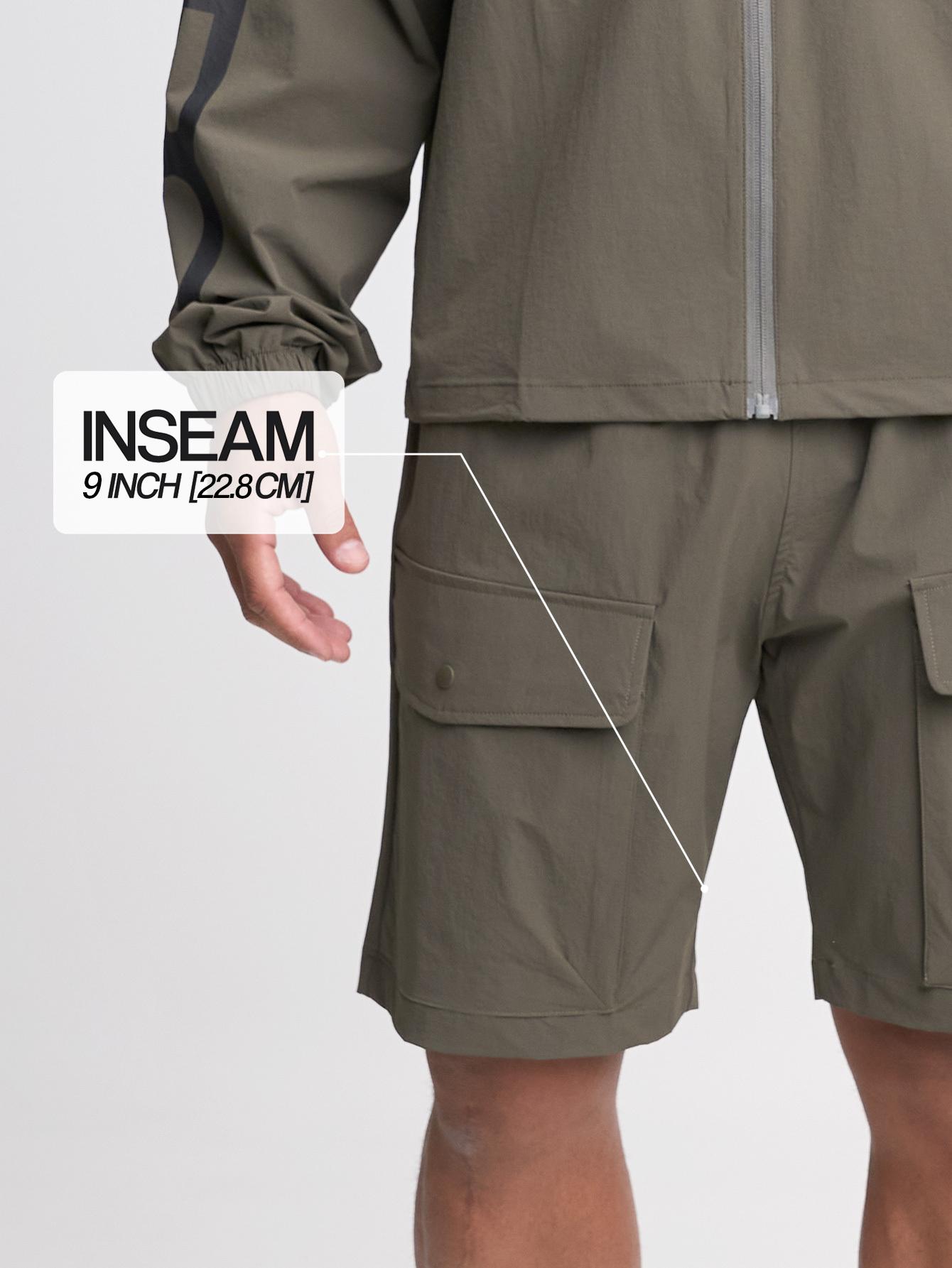 Men's Cargo Shorts Sports Casual Weightlifting Durable