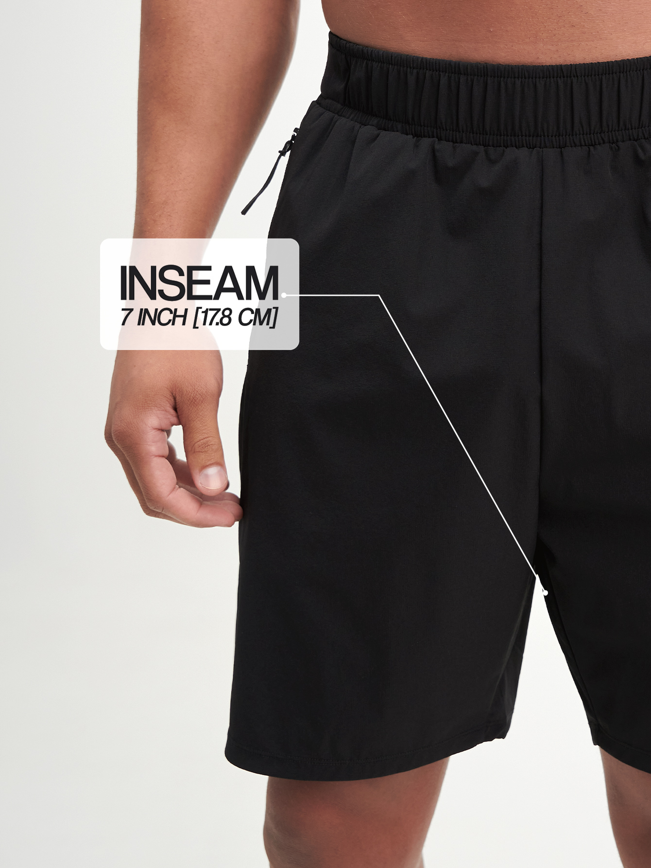 ARC Luxury Quick-Dry Gym Men Shorts - 4-Way Stretch Fabric For HIIT & Cardio Sessions