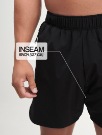 ARC Elastic Waist Training Shorts - No-Slip Fit For Weightlifting & Agility Drills