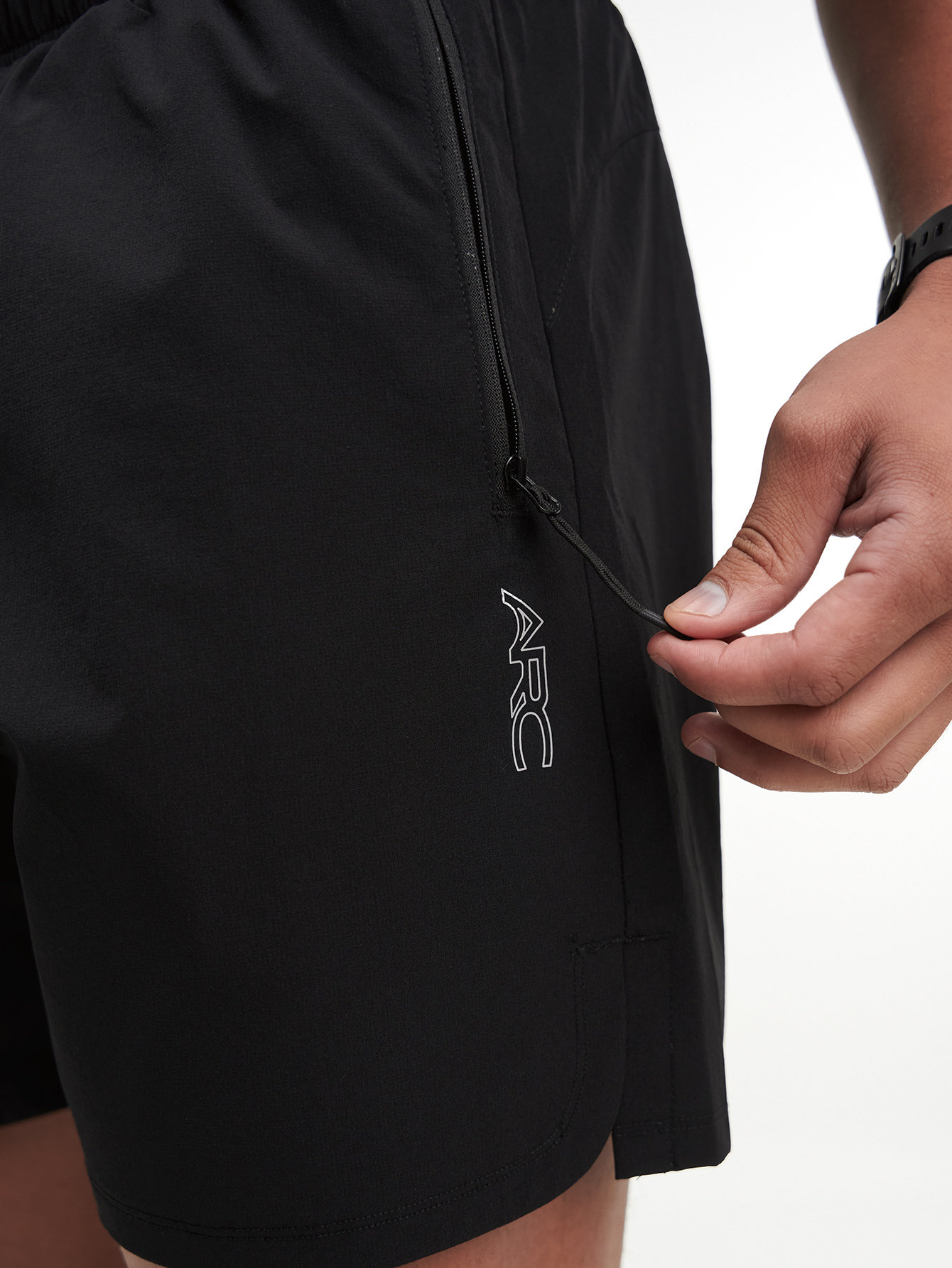 ARC Elastic Waist Training Shorts - No-Slip Fit For Weightlifting & Agility Drills