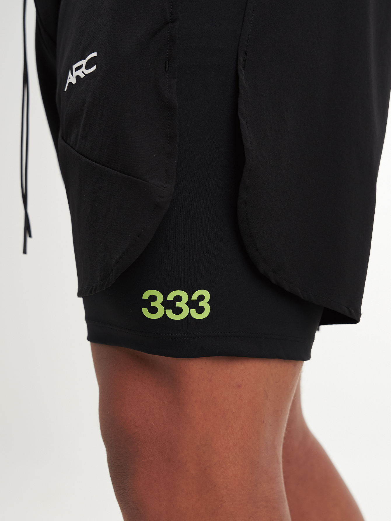 ARC Comfort-Fit Hybrid Workout And Lifestyle Active Trainning Stretch And Pockets Shorts