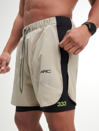 ARC Breathable Double-Layer Athletic Shorts - Lightweight Support For Long-Distance Runs