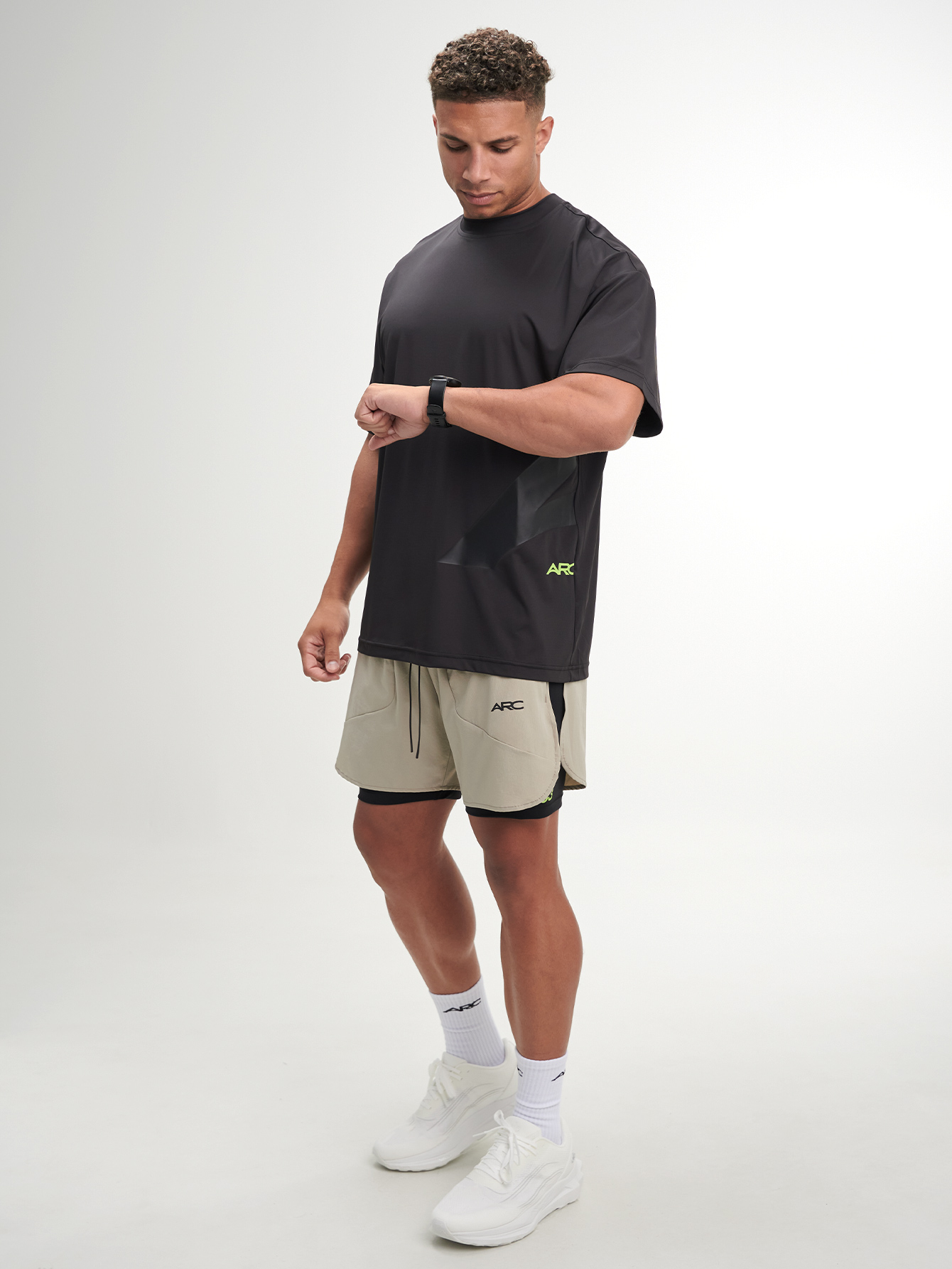 ARC Breathable Double-Layer Athletic Shorts - Lightweight Support For Long-Distance Runs