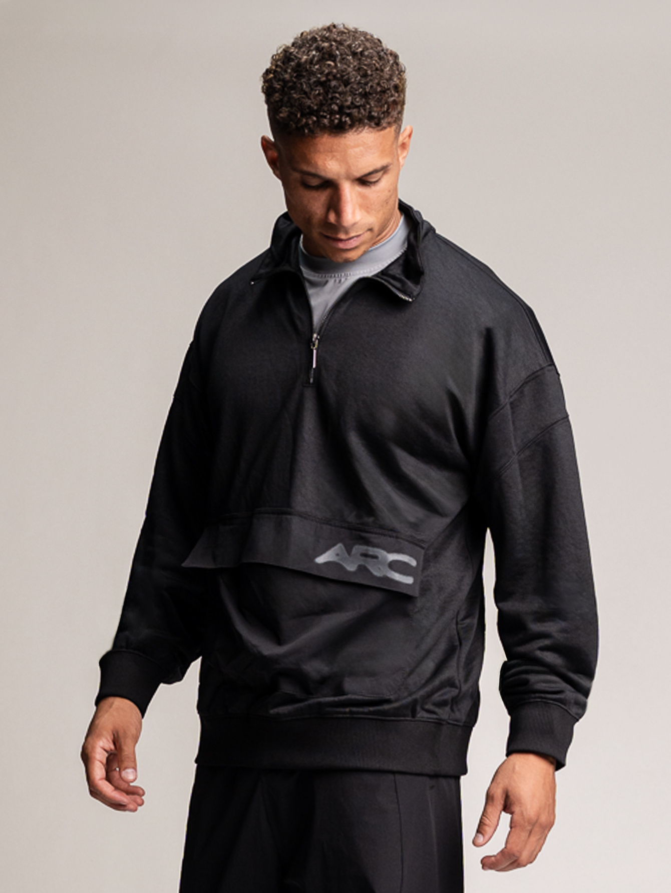 Balance 1/4 Zip  ARC-5001 -BLK
