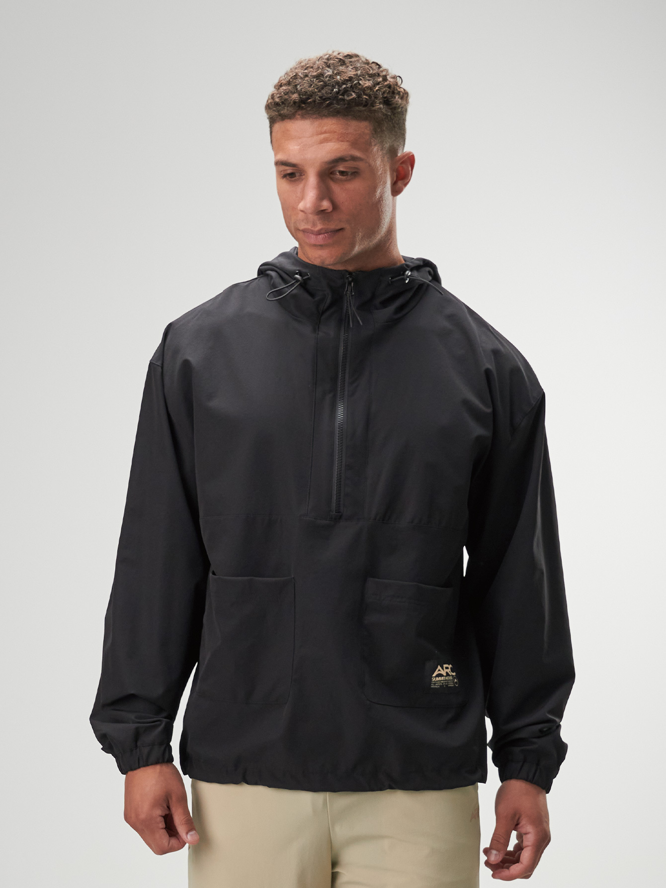 ARC Activewear 1/4 Zip Sweater Hoodie Performance Top Gym Workout Long Sleeve