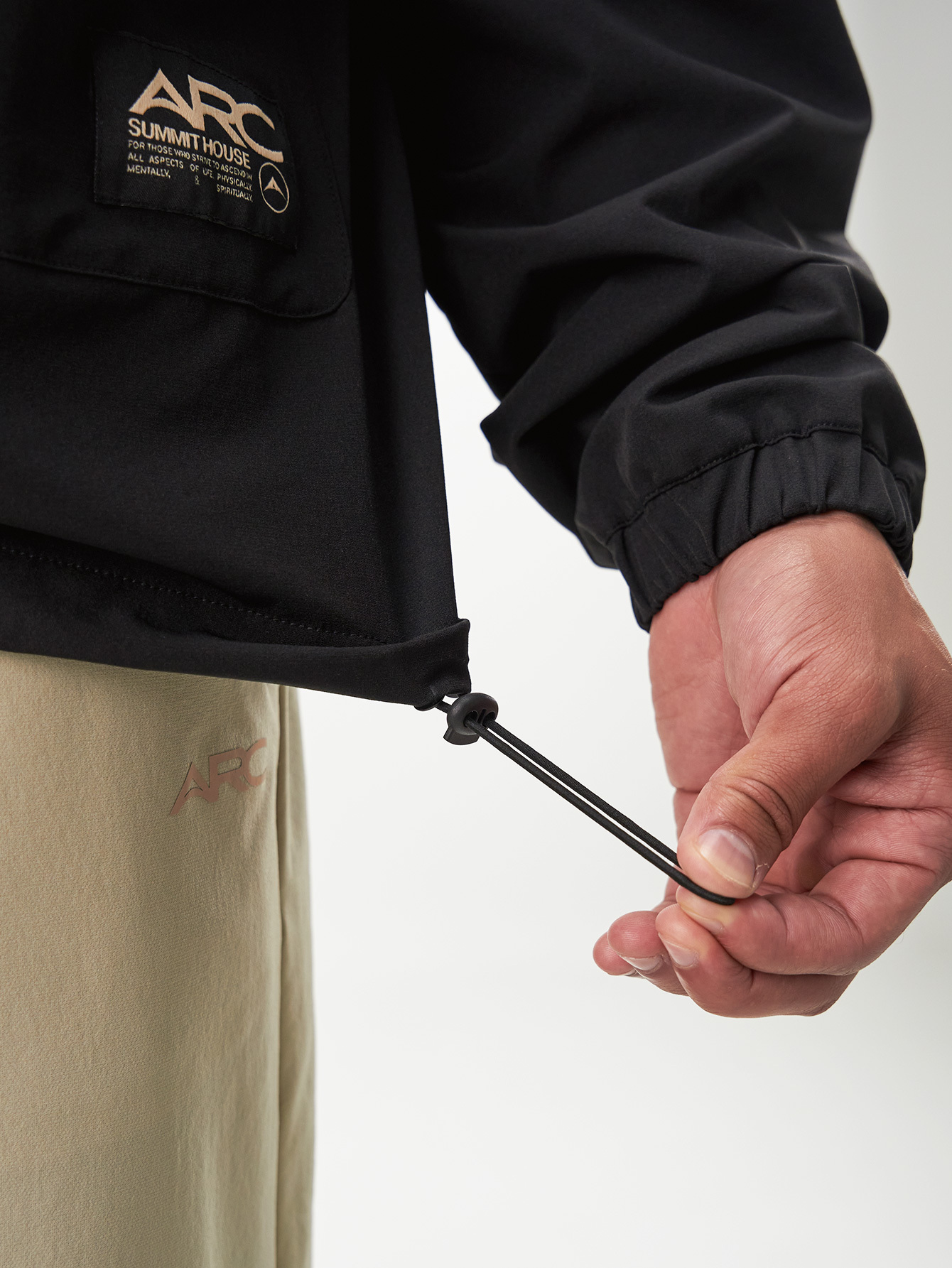 ARC Activewear 1/4 Zip Sweater Hoodie Performance Top Gym Workout Long Sleeve