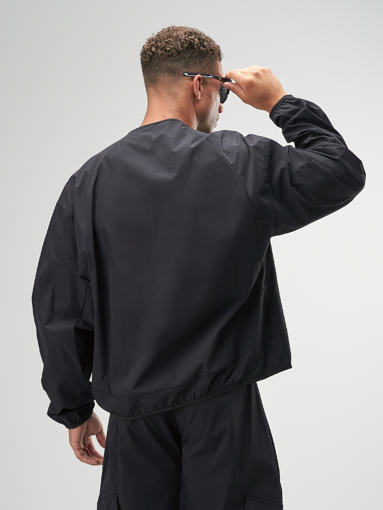 Men's Casual Versatile Simple Black Jacket ARC-5004