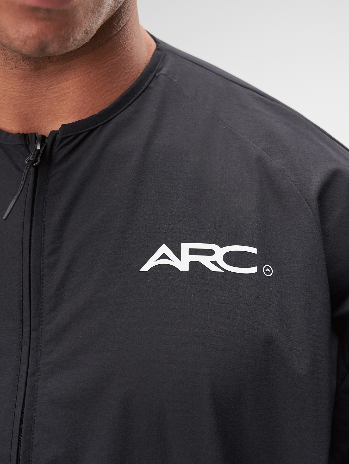 Men's Casual Versatile Simple Black Jacket ARC-5004