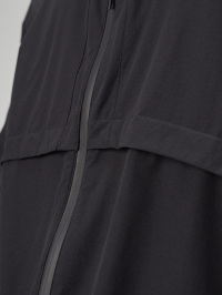 Men's Casual Versatile Simple Black Hooded Jacket