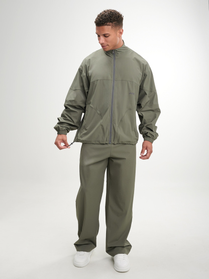 ARC Activewear Full Zip Sweater Jacket Performance Top Gym Workout Long Sleeve Track Suit