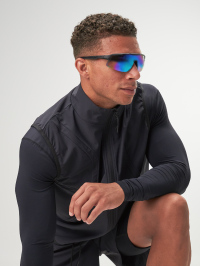 Men's Black Zipper Front Casual Versatile Vest